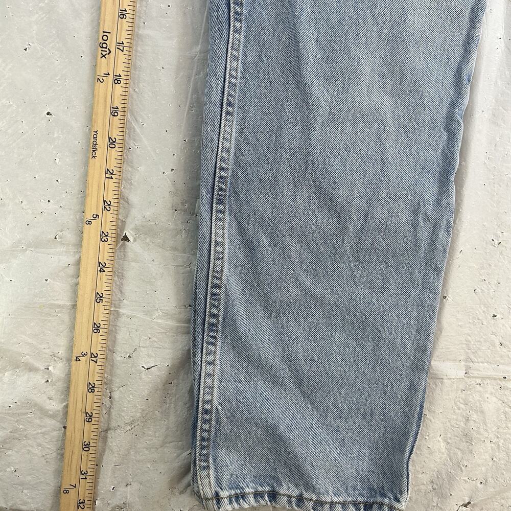 Vintage Levis Jeans Mens 34x34 Blue 555 Relaxed Straight Fit Denim Pants USA 90s - Picture 10 of 10